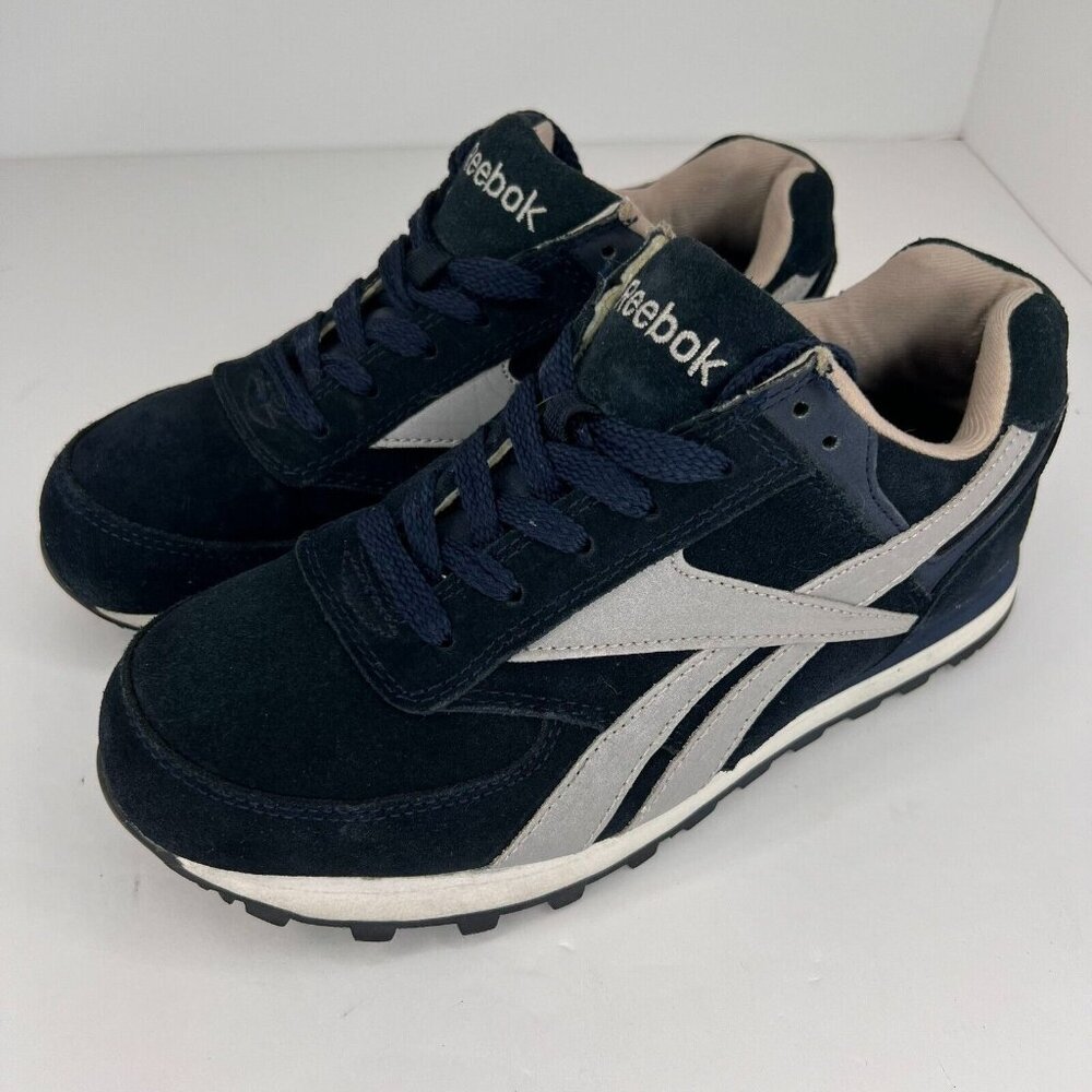 Reebok Unisex Work Leelap RB195 Genuine Leather Low Top Size 7M 9W Safety Shoes